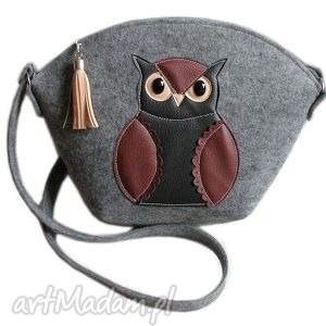 handmade torebki mini owl bag