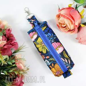 Małe etui na klucze drobiazgi przywieszka KOLOROWA ŁĄKA