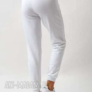 trzyforu spodnie dresowe damskie emi białe
