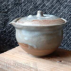 ręczne wykonanie kubki shiboridashi / gaiwan shino czarka z przykryweczką do herbaty