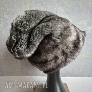 Szalona czapka ze sztucznego futra, duża zwariowana, rozmiar