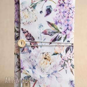 Etui na książkę: wiosenny ogród, otulacz