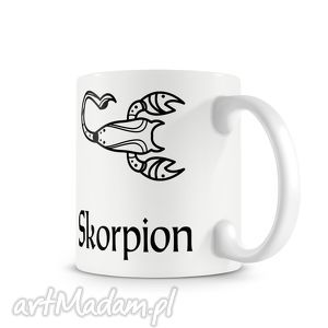 kubek - skorpion, kawa, prezent, zodiak