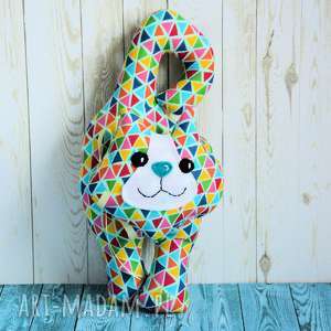 kotek - zawieszka oluś 22 cm, maskotka zabawka, dziecko, kolorowa