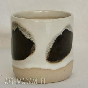 Czarka ceramiczna "Łaciata" 180-200 ml handmade