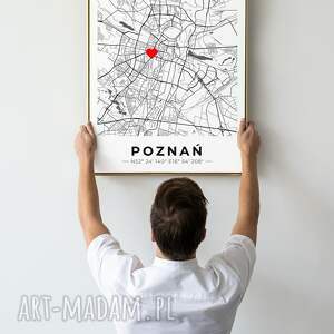 hogstudio twoja mapa twoje miejsce - plakat personalizowany format 61x91 cm