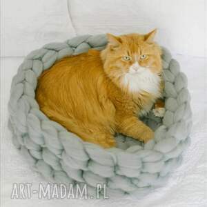 handmade zwierzaki legowisko dla kota rozmiar L, łóżko dla kota, meble