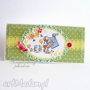 handmade scrapbooking kartki mam roczek - kartka urodzinowa