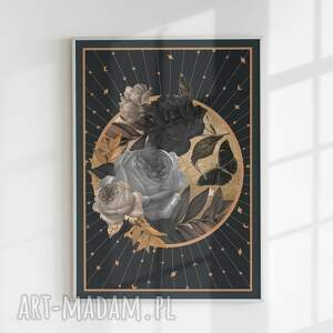 plakaty kosmiczne kwiaty 30x40 - kolaż (dostępne inne formaty)