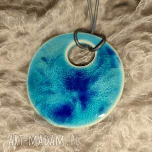 wisior ceramiczny naszyjnik, biżuteria, natura, unikalny