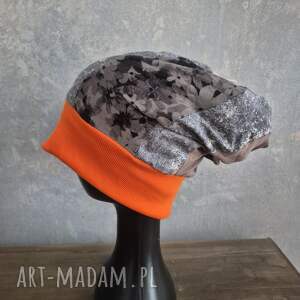 czapka smerfetka patchworkowa na podszewce świetna na codzienne noszenie boks