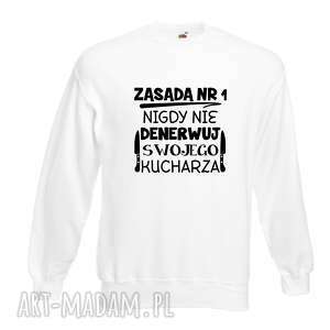 ręcznie zrobione bluzy bluza z nadrukiem dla kucharza, prezent najlepszy kucharz