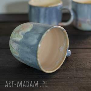 handmade ceramika kubek ceramiczny - szaroróżowy - 400 ml