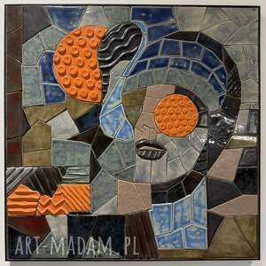 Ceramiczanka, ceramika, twarz, mozaika, abstrakcja