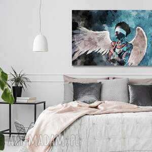 obraz anioł A5 - 120x80cm art design duży canvas