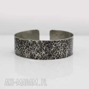 lawa - srebrna bransoleta 2100-21 iii, srebro 925, minimalistyczna biżuteria