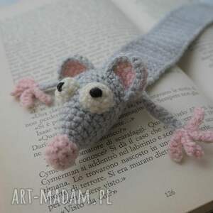 handmade zakładki zakładka do książki szczurek dla dziecka