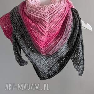 chustki i apaszki ręcznie wykonana chusta szydełkowa z włóczki kokonek classic