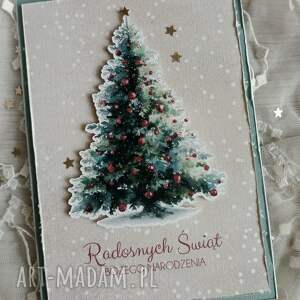 pomysł co pod choinkę Kartka świąteczna - Choinka 2