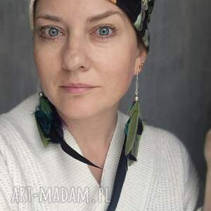 czapka toczek kolorowy uniwersalny na podszewce uwaga poezja gdyby myślenie