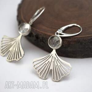 Zmrożone liście ginkgo, ślubna, delikatna - natura