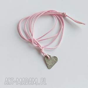 serduszko wisiorek, alpaka zmatowione, serce, oryginalny prezent