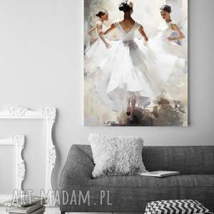plakat baletnice dziewczyny - format 61x91 cm