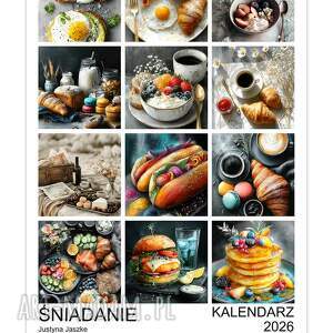 Prezent Kalendarz 2026 Śniadanie 15x21 cm