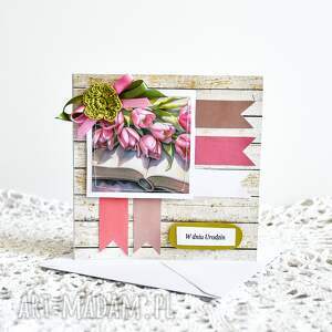 handmade scrapbooking kartki kartka uniwersalna w dniu urodzin