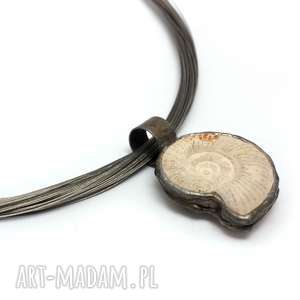 handmade wisiorki amonit