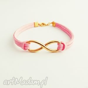 handmade pink infinity