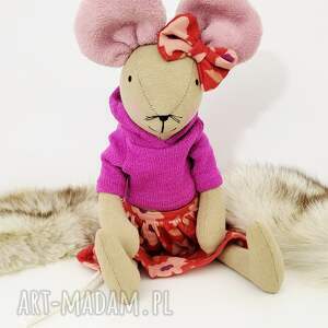 myszka 43cm przytulanka z personalizacją, maskotka pokój dziecka
