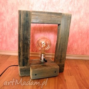 lampa stare drewno, retro, loft, s2