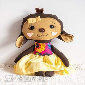 słodka małpka diana 32 cm dziewczynka maskotka urodziny folkowa, koziołkowe