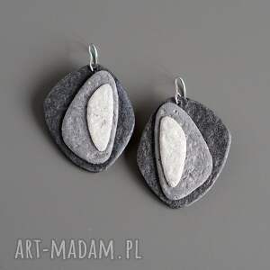 ekologiczne kolczyki z papieru recyklingu, ekologiczna biżuteria