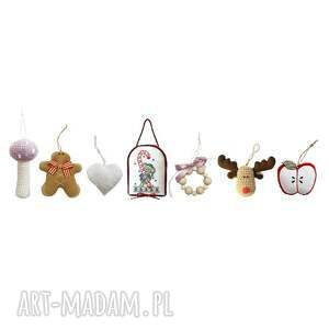 handmade prezenty świąteczne zestaw ozdób. 2-1