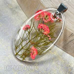 Naszyjnik boho z z1745, wisiorek - kwiatami