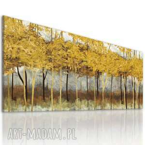 nowoczesny obraz do salonu drukowany na płótnie z drzewem, abstrakcyjne drzewo