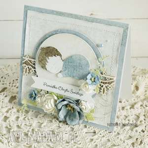 scrapbooking kartki pamiątka chrztu świętego, 225 chrzest, chrzciny kartka