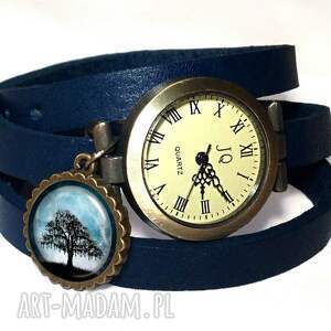 księżycowe drzewo - zegarek/bransoletka - Biżuteria bransoletki