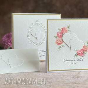 Prezent Kartka ślubna z pudełkiem i kopertą, WA26C, ślub