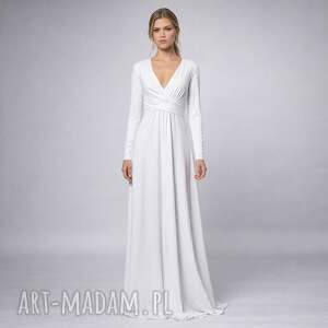 Magdalena Maxi Hypnotic White, ślubna, suknia, na ślub