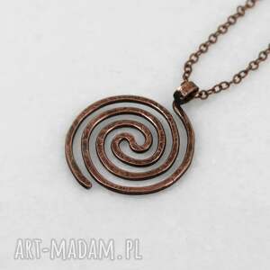 Wężowy - wisior (2510 27) ooak, miedziany wisiorek