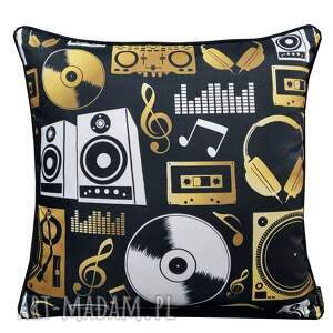 poduszka dekoracyjna 45x45cm dj music muzyka, muzyczna