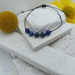bransoletka z lapis lazuli - talizman ochronny idealny prezent, kamienie naturalne