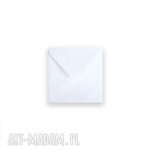 mini koperty białe, małe 10x10, kwadratowe na wizytówki