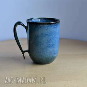 kubki kubek ceramiczny indygo 300 ml kawy, niebieska kuchnia