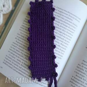 Elegancka szydełkowa, zakładka do książki