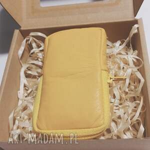 Prezent etui na chusteczki, saszetki ze skóry, prezenty, kosmetyczki