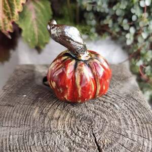 Dynia ceramiczna handmade - jesienna dekoracja na prezent